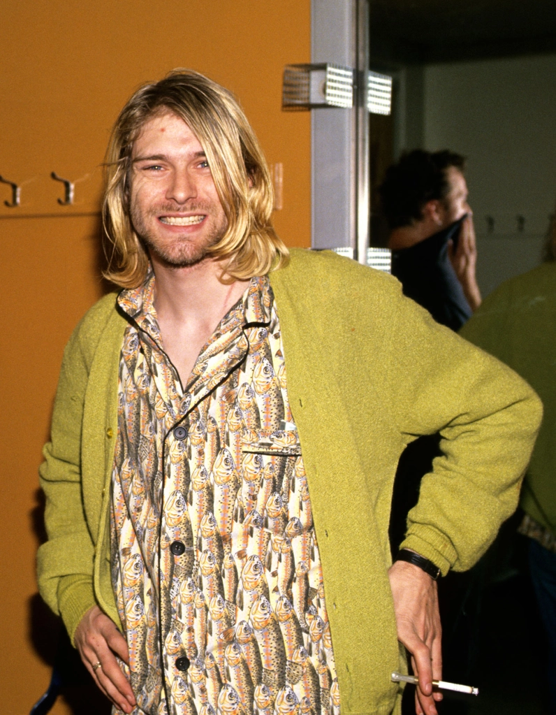 foto di Kurt Cobain con Andre The Giant
